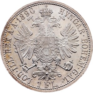 Franz Joseph I., 1 Gulden 1890, Vienna