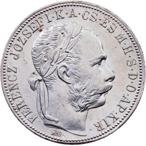 Franz Joseph I., 1 Forint 1891, KB, Kremnitz