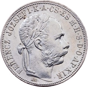 Franz Joseph I., 1 Forint 1891, KB, Kremnitz