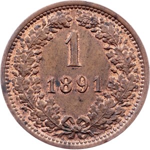 Franz Joseph I., 1 Kreuzer 1891, Vídeň