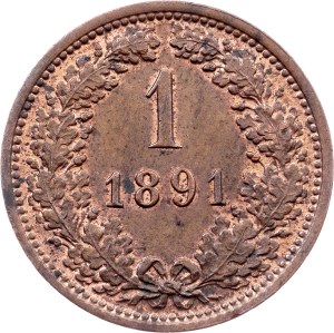 Franz Joseph I., 1 Kreuzer 1891, Vienna