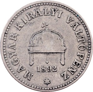 Franz Joseph I., 20 Filler 1892, KB, Kremnitz