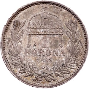 Franz Joseph I., 1 Korona 1893, KB, Kremnitz