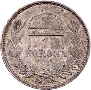 Franz Joseph I., 1 Korona 1893, KB, Kremnitz