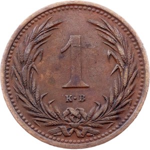 Franz Joseph I., 1 Filler 1893, KB, Kremnitz