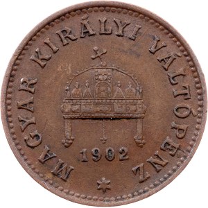 Franz Joseph I., 1 Filler 1902, KB, Kremnitz