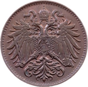 Franz Joseph I., 2 Heller 1893, Vienna