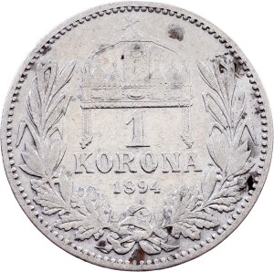 Franz Joseph I., 1 Korona 1894, Kremnitz