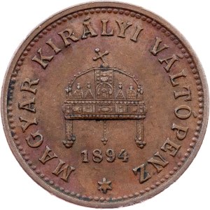 Franz Joseph I., 1 Filler 1894, KB, Kremnitz