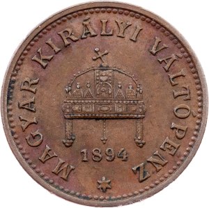Franz Joseph I., 1 Filler 1894, KB, Kremnitz