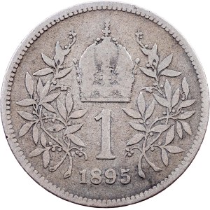 Franz Joseph I., 1 Krone 1895, Vienna
