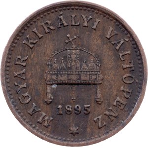 Franz Joseph I., 1 Filler 1895, KB, Kremnitz