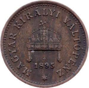 Franz Joseph I., 1 Filler 1895, KB, Kremnitz