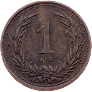 Franz Joseph I., 1 Filler 1895, KB, Kremnitz
