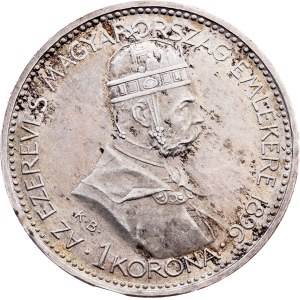 Franz Joseph I., 1 Korona 1896, KB, Kremnitz