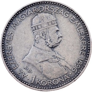 Franz Joseph I., 1 Korona 1896, Kremnitz