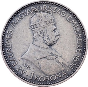 Franz Joseph I., 1 Korona 1896, Kremnitz