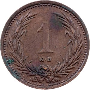 Franz Joseph I., 1 Filler 1896, KB, Kremnitz