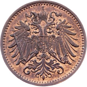 Franz Joseph I., 1 Heller 1897, Vienna