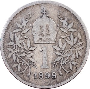 Franz Joseph I., 1 Krone 1898, Vienna
