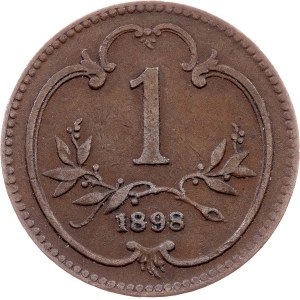 Franz Joseph I., 1 Heller 1898, Vienna