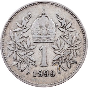 Franz Joseph I., 1 Krone 1899, Vienna