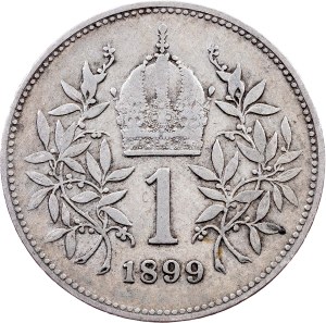 Franz Joseph I., 1 Krone 1899, Vienna