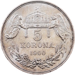 Franz Joseph I., 5 Korona 1900, Kremnitz