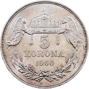 Franz Joseph I., 5 Korona 1900, Kremnitz