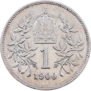 Franz Joseph I., 1 Krone 1900, Vienna