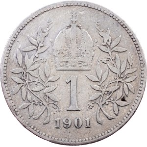 Franz Joseph I., 1 Krone 1901, Vienna