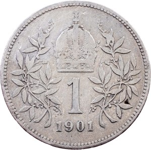 Franz Joseph I., 1 Krone 1901, Vienna