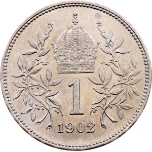 Franz Joseph I., 1 Krone 1902, Vienna