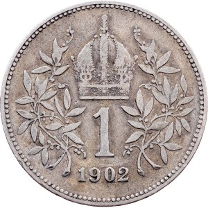 Franz Joseph I., 1 Krone 1902, Vienna