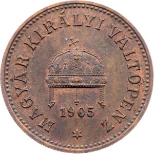 Franz Joseph I., 2 Filler 1905, KB, Kremnitz