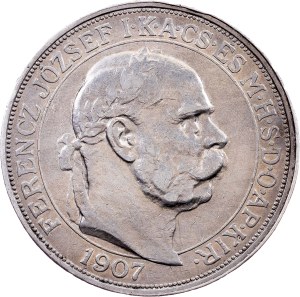 Franz Joseph I., 5 Korona 1907, Kremnitz