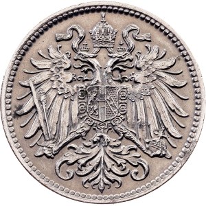 Franz Joseph I., 10 Heller 1907, Vienna