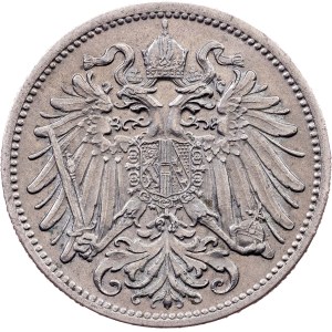 Franz Joseph I., 20 Heller 1907, Vienna
