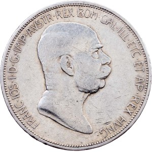 Franz Joseph I., 5 Kronen 1908, Vienna