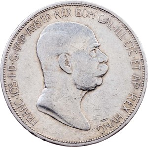Franz Joseph I., 5 Kronen 1908, Vienna