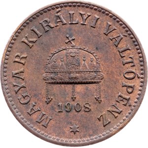 Franz Joseph I., 2 Filler 1908, KB, Kremnitz