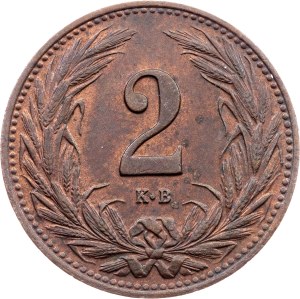 Franz Joseph I., 2 Filler 1908, KB, Kremnitz