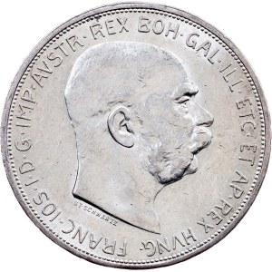 Franz Joseph I., 5 Kronen 1909, Vienna