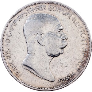 Franz Joseph I., 5 Kronen 1909, Vienna