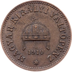 Franz Joseph I., 2 Filler 1910, KB, Kremnitz