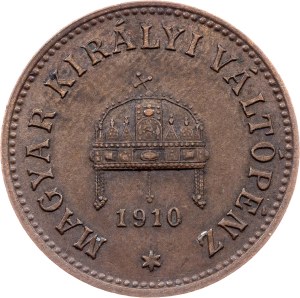 Franz Joseph I., 2 Filler 1910, KB, Kremnitz