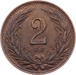 Franz Joseph I., 2 Filler 1910, KB, Kremnitz