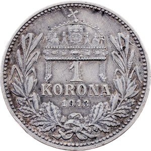 Franz Joseph I., 1 Korona 1913, KB, Kremnitz