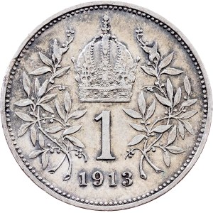 Franz Joseph I., 1 Krone 1913, Vienna