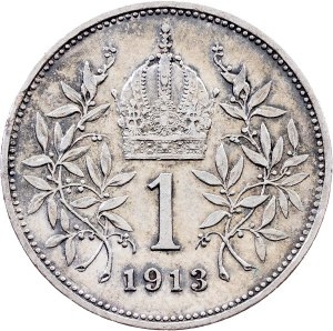 Franz Joseph I., 1 Krone 1913, Vienna